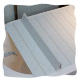 PVC Folding Dust-Proof Bathtub Cover Simple Bath Table White