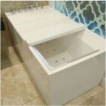 Foldable PVC Bathtub Insulation Cover Storage Stand for Devices