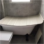 1.2cm Thick PP Resin Multi-Function Folding Bathtub Storage Stand White