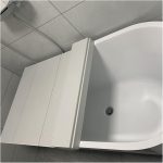 1.2cm Folding Bathtub Cover Dust Board for Standard Tubs