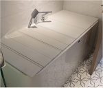 1.2cm Thick Folding Dust-Proof Bathtub Cover for Milk Baths Spa