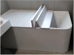 1.2cm PVC Bathtub Insulation Cover Folding Tray for Various Tubs