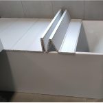 1.2cm PVC Bathtub Insulation Cover Folding Tray for Various Tubs