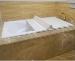 80x127cm Foldable Insulated Dust Cover Waterproof Heat-Resistant for Bath