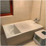 0.6cm Folding PVC Bathtub Cover Tray for Books Phone Tablet