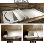 Folding Bathtub Cover Dust-Proof Shutter Bath Lid Various Sizes - Image 2