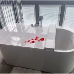 1.2cm PVC Folding Dust-Proof Bathtub Cover for Luxury Spa Reading