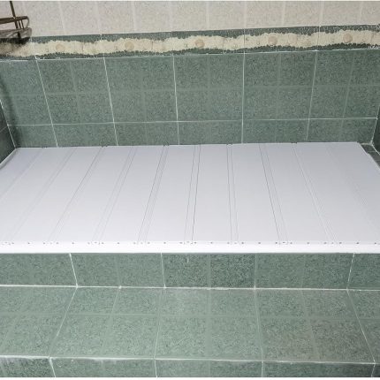 1.2cm Thick Insulated Foldable Bathtub Cover Dustproof Tray Shower Shelf